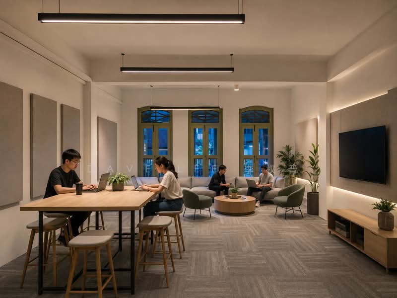 ❤️🔥Shophouse Office for Rent | Club Street, Club Street, Amoy Street, Ann Siang, Raffles Place, Boat Quay / Raffles Place / Marina, 1,700 sqft, Office For Rent, by Dave Lee 李权晋, 500081215 - Living Room - CommercialGuru.com.sg