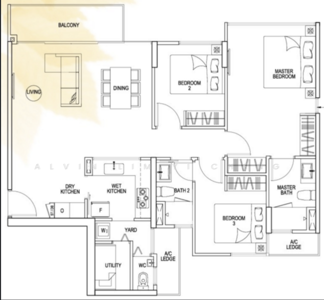 The Rainforest, 331 Choa Chu Kang Avenue 3, 3 Bedrooms, 1,130 sqft, Executive Condominium For Rent, by Alvin Lim Yi Cheng, 500081216 - PropertyGuru.com.sg