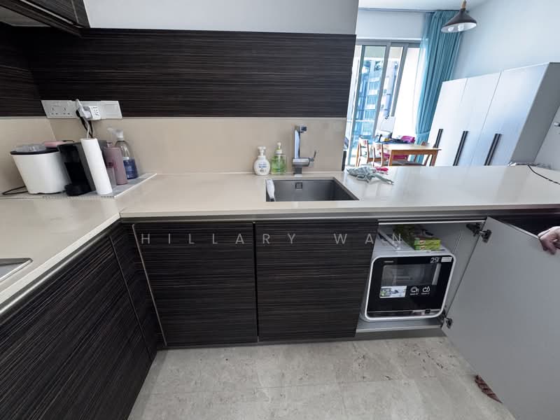 Martin Place Residences, 2 Martin Place, 2 Bedrooms, 1,044 sqft, Condominium For Rent, by Hillary Wan, 500081275 - Kitchen - PropertyGuru.com.sg