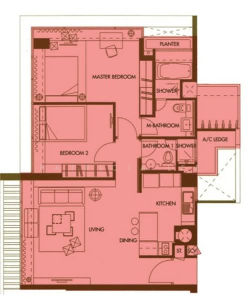 2 RVG, 2 River Valley Grove, 2 Bedrooms, 893 sqft, Condominium For Rent, by Patricia Lee, 500081299 - PropertyGuru.com.sg