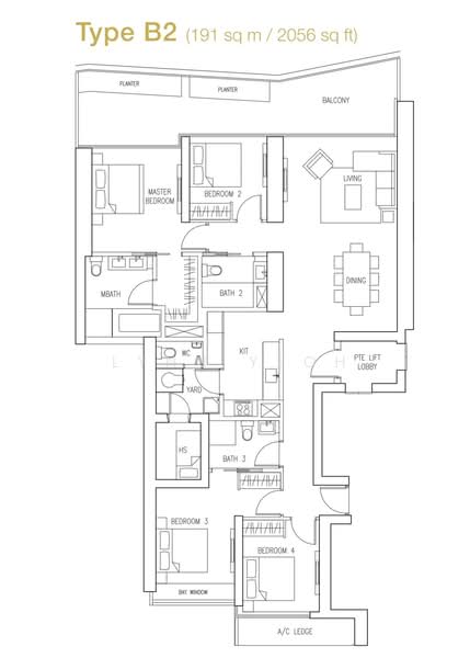 Marina Bay Suites, 3 Central Boulevard, 4 Bedrooms, 2,056 sqft, Apartment For Rent, by Lynn Yeoh, 500081450 - PropertyGuru.com.sg