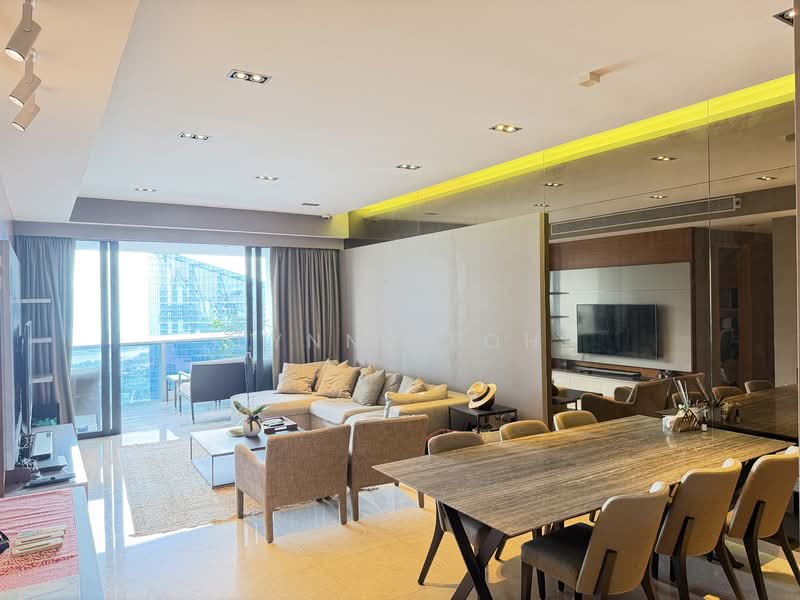 Marina Bay Suites, 3 Central Boulevard, 4 Bedrooms, 2,056 sqft, Apartment For Rent, by Lynn Yeoh, 500081450 - Living Room - PropertyGuru.com.sg