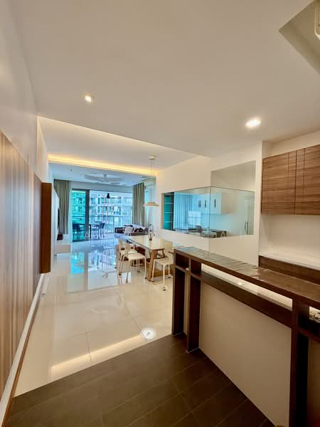 Double Bay Residences, 21 Simei Street 4, 3 Bedrooms, 1,313 sqft, Condominium For Rent, by Jason Seah, 500081506 - Living Room - PropertyGuru.com.sg