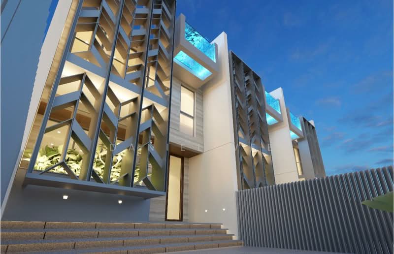 Chevron Collection @ Onan Road Terraced House For Sale at S$ 7,499,000 | PropertyGuru Singapore - Exterior (Artist Impression)