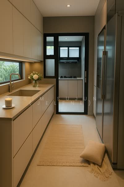 Pavilion Park, 45 Pavilion Green, 7 Bedrooms, 3,500 sqft, Corner Terrace For Sale, by Sim Sujun (Jelene), 500081558 - Level 1 - Dry Kitchen - PropertyGuru.com.sg