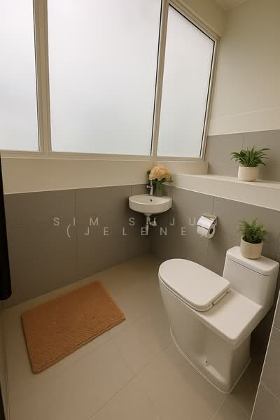 Pavilion Park, 45 Pavilion Green, 7 Bedrooms, 3,500 sqft, Corner Terrace For Sale, by Sim Sujun (Jelene), 500081558 - Level 4 - Powder Room - PropertyGuru.com.sg