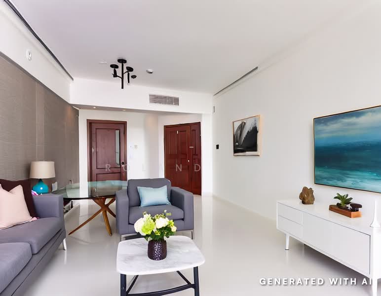 Yew Mei Green, 56 Choa Chu Kang North 6, 3 Bedrooms, 1,292 sqft, Condominium For Sale, by Roland Tai, 500081618 - Living Room - PropertyGuru.com.sg