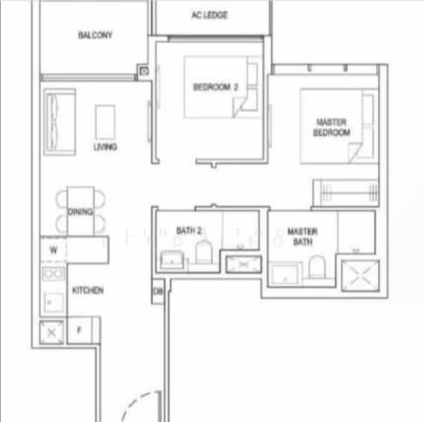 The Florence Residences, 99 Hougang Avenue 2, 2 Bedrooms, 667 sqft, Condominium For Rent, by Linda Foo, 500081665 - PropertyGuru.com.sg