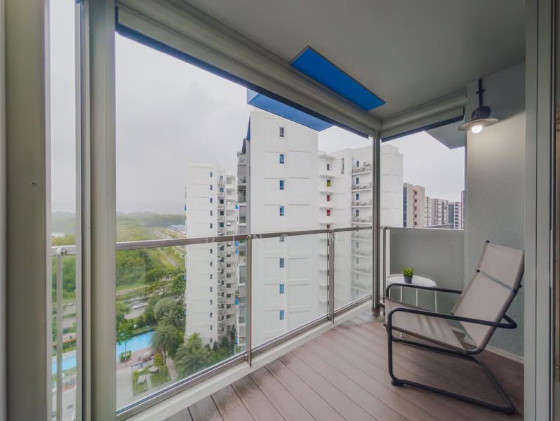 The Santorini, Tampines Street 86, 2 Bedrooms, 743 sqft, Condominium For Rent, by Dino N, 500081759 - Balcony - PropertyGuru.com.sg