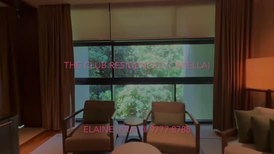 Capella The Club Residences Singapore, 1 The Knolls, Sentosa Island Singapore, 1 Bedroom, 947 sqft, Apartment For Rent, by Elaine Goh, 500081871 - PropertyGuru.com.sg