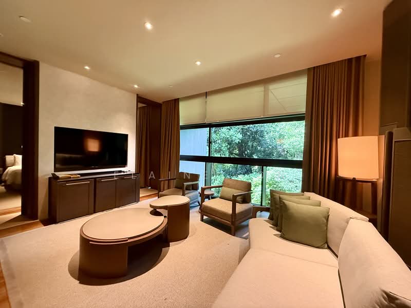 Capella The Club Residences Singapore, 1 The Knolls, Sentosa Island Singapore, 1 Bedroom, 947 sqft, Apartment For Rent, by Elaine Goh, 500081871 - Living Room - PropertyGuru.com.sg