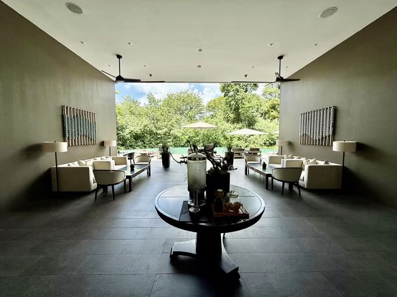 Capella The Club Residences Singapore, 1 The Knolls, Sentosa Island Singapore, 1 Bedroom, 947 sqft, Apartment For Rent, by Elaine Goh, 500081871 - Living Room - PropertyGuru.com.sg