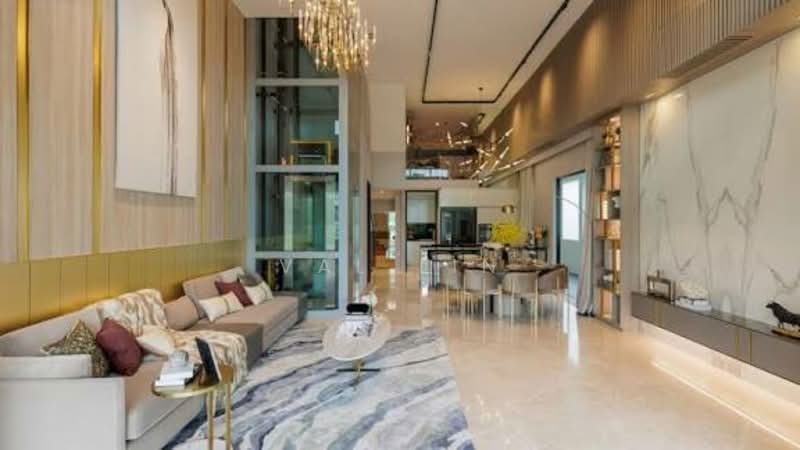 ◤ Pollen Vicinity Belgravia Ace Freehold Cluster Semi-D with Lift! ❤️ TOP Soon Semi-Detached House For Sale at S$ 5,280,000 | PropertyGuru Singapore - Living Room