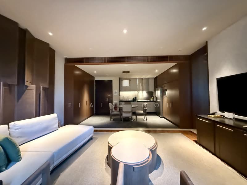 Capella The Club Residences Singapore, 1 The Knolls, Sentosa Island Singapore, 1 Bedroom, 947 sqft, Apartment For Rent, by Elaine Goh, 500081876 - Living Room - PropertyGuru.com.sg