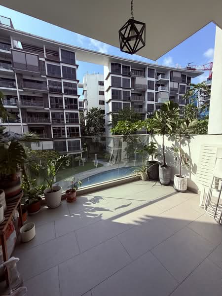 The Inflora, 51 Flora Drive, 1 Bedroom, 463 sqft, Condominium For Rent, by Joshua Tech, 500082240 - Balcony - PropertyGuru.com.sg