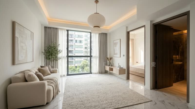 Sceneca Residence, 26 Tanah Merah Kechil Link, 1 Bedroom, 463 sqft, Condominium For Sale, by Evelyn Neo 梁慧雯, 500082246 - Living Room - PropertyGuru.com.sg