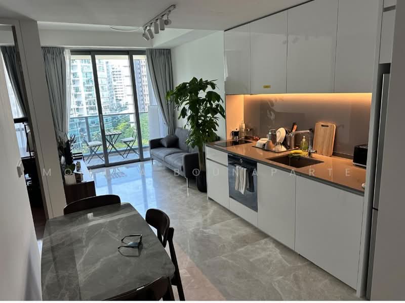 Amber Park, 18A Amber Gardens, 2 Bedrooms, 700 sqft, Condominium For Rent, by Monica Bounaparte, 500082396 - Kitchen - PropertyGuru.com.sg