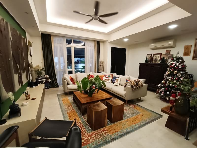 Horizon Green Terraced House For Sale at S$ 3,288,000 | PropertyGuru Singapore - Living Room