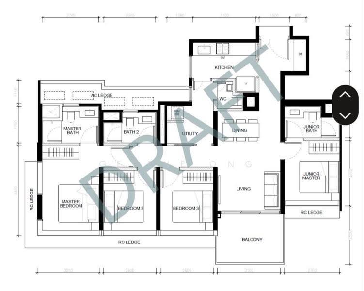 Hillhaven, 5 Hillview Rise, Dairy Farm / Bukit Panjang / Choa Chu Kang, 4 Bedrooms, 1,259 sqft, Condominium For Sale, by Gelene Ong, 500082540 - PropertyGuru.com.sg