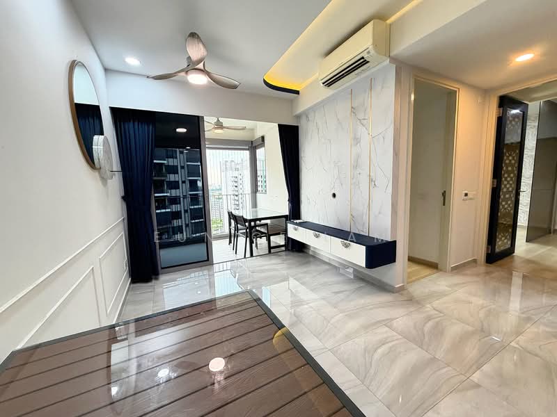 High Park Residences, 21 Fernvale Road, 2 Bedrooms, 667 sqft, Condominium For Rent, by Eunice Lam, 500082589 - Living Room - PropertyGuru.com.sg