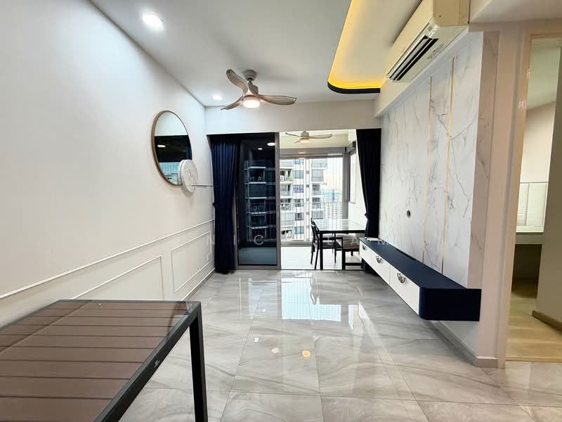 High Park Residences, 21 Fernvale Road, 2 Bedrooms, 667 sqft, Condominium For Rent, by Eunice Lam, 500082589 - Living Room - PropertyGuru.com.sg