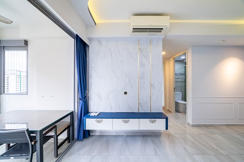 High Park Residences, 21 Fernvale Road, 2 Bedrooms, 667 sqft, Condominium For Rent, by Zoe Lim, 500082601 - Living Room - PropertyGuru.com.sg