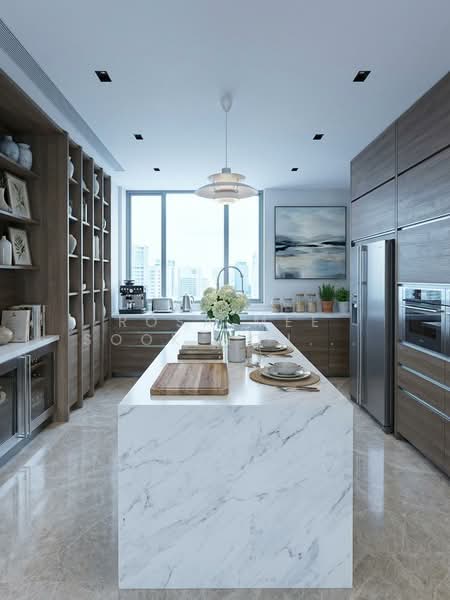 Leedon Residence, 6 Leedon Heights, 3 Bedrooms, 2,110 sqft, Condominium For Rent, by Rosa Mee Sook Hong Ciupa, 500082626 - Kitchen visioned  - PropertyGuru.com.sg