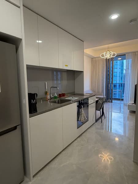 Amber Park, 18A Amber Gardens, 1 Bedroom, 484 sqft, Condominium For Rent, by Emily Chong, 500082659 - Kitchen - PropertyGuru.com.sg