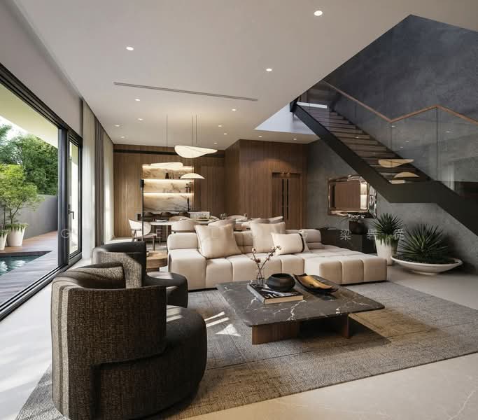 ❤️ 1st Class Brand New Semi-Detached in East Coast - Move in 2026! Semi-Detached House For Sale at S$ 8,680,000 | PropertyGuru Singapore - Living Room