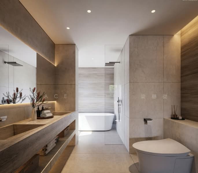 ❤️ 1st Class Brand New Semi-Detached in East Coast - Move in 2026! Semi-Detached House For Sale at S$ 8,680,000 | PropertyGuru Singapore - Bathroom