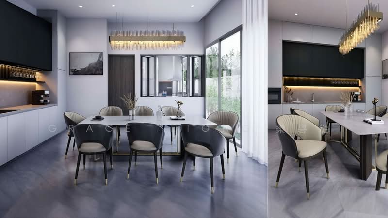 ❤️ Brand New Freehold Semi-D near East Coast and MRT ❤️, Ceylon Road, Jalan Bangsawan, Jalan Haji Salam, Jalan Kelulut, Lorong H Telok Kurau, Lorong J Telok Kurau, Lorong K Telok Kurau, Palm Road, St. Patrick’s Road, Telok Kurau Road, 5 Bedrooms, 5,765 sqft, Semi-Detached House For Sale, by Grace  LIONG 梁礜從, 500082716 - Dining Room - PropertyGuru.com.sg