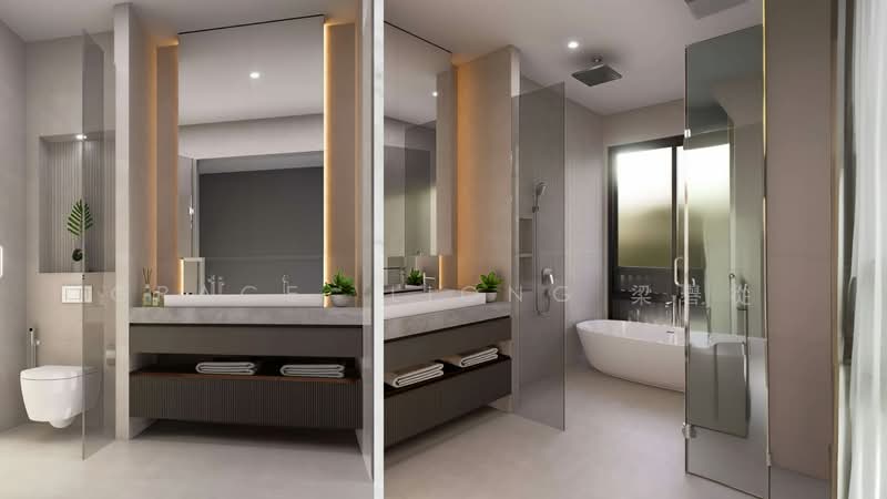 ❤️ Brand New Freehold Semi-D near East Coast and MRT ❤️, Ceylon Road, Jalan Bangsawan, Jalan Haji Salam, Jalan Kelulut, Lorong H Telok Kurau, Lorong J Telok Kurau, Lorong K Telok Kurau, Palm Road, St. Patrick’s Road, Telok Kurau Road, 5 Bedrooms, 5,765 sqft, Semi-Detached House For Sale, by Grace  LIONG 梁礜從, 500082716 - Bathroom - PropertyGuru.com.sg