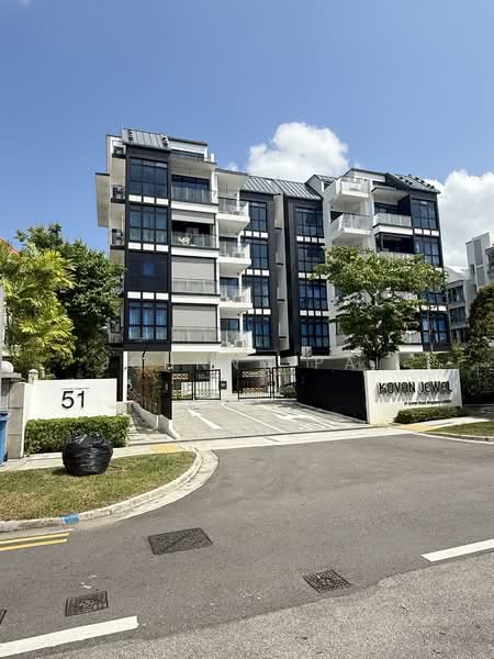 Kovan Jewel, 51 Kovan Road, 1 Bedroom, 620 sqft, Condominium For Rent, by Johnny Pai, 500082752 - Exterior - PropertyGuru.com.sg