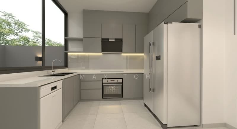 ⭐️⭐️LANDED7772 @ D19 BRAND NEW 2 STY SEMI-D MEZZANINE WITH POOL & LIFT, , 5 Bedrooms, 5,900 sqft, Semi-Detached House For Sale, by Max Toh, 500082761 - Kitchen - PropertyGuru.com.sg
