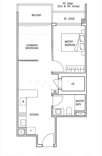 Kovan Jewel, 51 Kovan Road, 2 Bedrooms, 624 sqft, Condominium For Rent, by Johnny Pai, 500082770 - PropertyGuru.com.sg