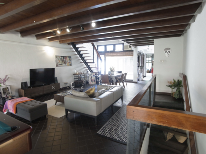 Orchard Emerald Hill Couples Dream Loft Home Office, Nearby Emerald Hill Road, Orchard Road, 2 Bedrooms, 2,200 sqft, Conservation House For Rent, by Susan Prior, 500082988 - Living Room - PropertyGuru.com.sg