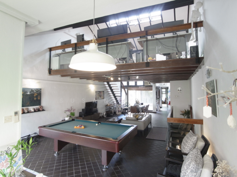 Orchard Emerald Hill Couples Dream Loft Home Office, Nearby Emerald Hill Road, Orchard Road, 2 Bedrooms, 2,200 sqft, Conservation House For Rent, by Susan Prior, 500082988 - Living Room - PropertyGuru.com.sg