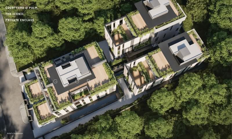 Courtyard@Palm Bungalow House For Sale at S$ 11,180,000 | PropertyGuru Singapore - Exterior