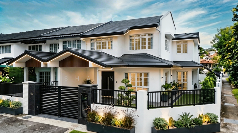 2 Storey Corner Terrace Near Nex Mall & Serangoon MRT Station Corner Terrace For Sale at S$ 5,180,000 | PropertyGuru Singapore - Exterior