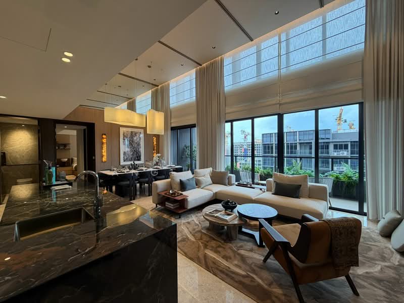 Tembusu Grand Condominium For Sale at S$ 7,888,888 | PropertyGuru Singapore - Living Room