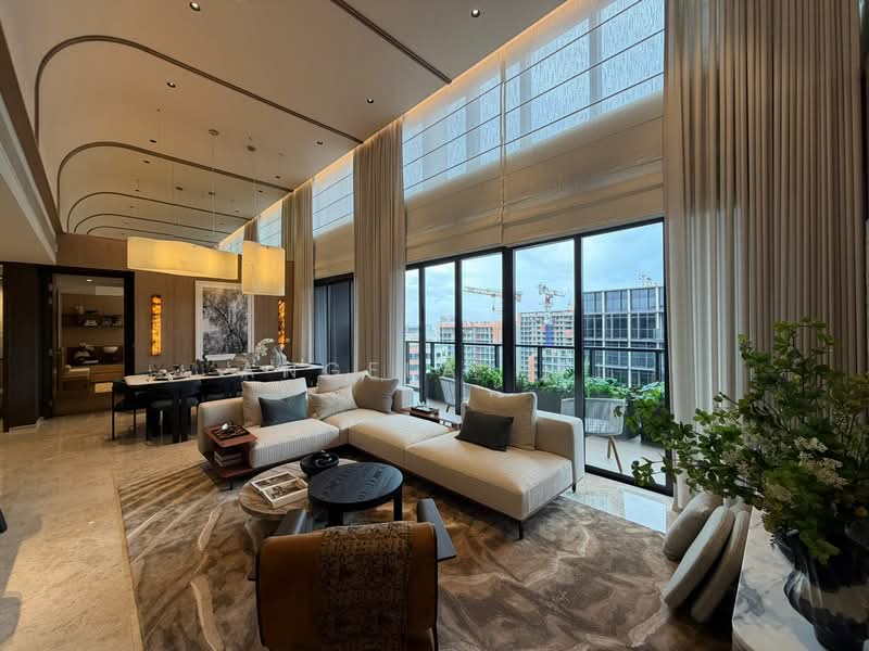 Tembusu Grand Condominium For Sale at S$ 7,888,888 | PropertyGuru Singapore - Living Room