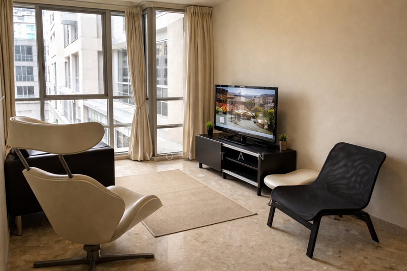 UE Square Apartment For Sale at S$ 3,890,000 | PropertyGuru Singapore - Living Room