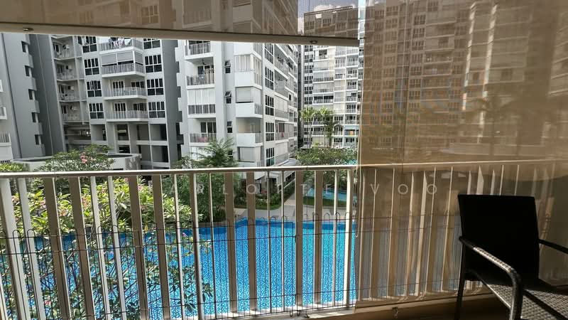 Forestville, 48 Woodlands Drive 16, 3 Bedrooms, 990 sqft, Executive Condominium For Rent, by Charlotte Voo, 500083442 - Balcony - PropertyGuru.com.sg