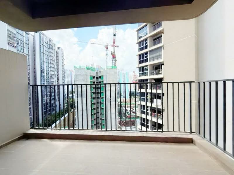 RiverTrees Residences Condominium For Sale at S$ 1,850,000 | PropertyGuru Singapore - Balcony @ Dual-Key