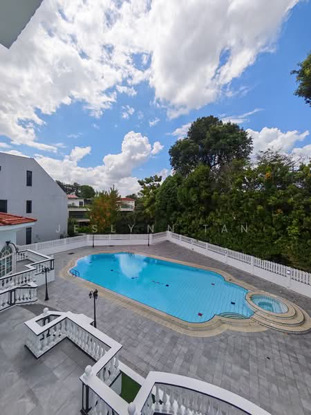 Classic Grand Good Class Bungalow! Old Holland Road Bukit Timah, Old Holland Road Bukit Timah, 6 Bedrooms, 12,000 sqft, Good Class Bungalow For Rent, by Jeslynn Tan, 500083473 - View from Master Balcony - PropertyGuru.com.sg