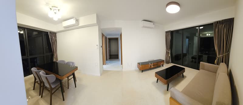 Waterbank at Dakota, 25 Dakota Crescent, 3 Bedrooms, 1,141 sqft, Condominium For Rent, by Marc Ming, 500083474 - Panaromic view of Living and Dining - PropertyGuru.com.sg