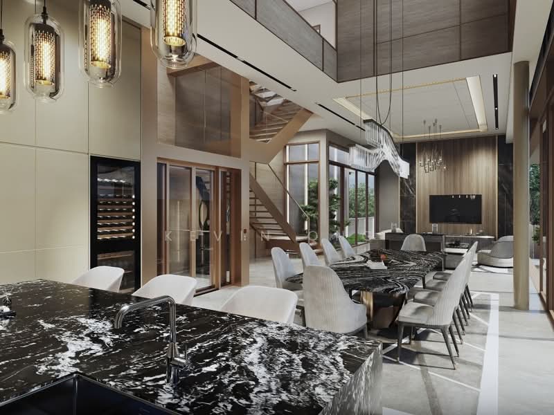 Opera Estate (Aida Street), Opera Estate, 6 Bedrooms, 5,900 sqft, Semi-Detached House For Sale, by Kevin Ong, 500083498 - Dining Room - PropertyGuru.com.sg