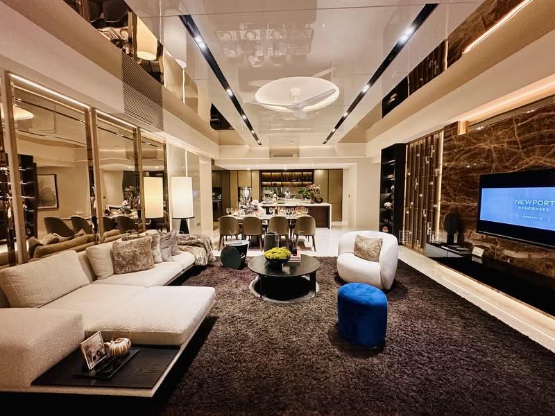 Newport Residences Apartment For Sale at S$ 3,596,000 | PropertyGuru Singapore - Living Room