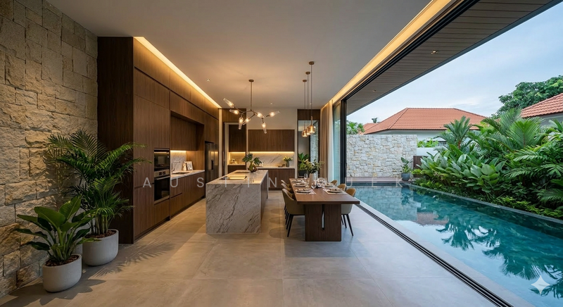 ⭐️ C.H.E.A.P Brand New Designer Landed Homes ⭐️ Terraced House For Sale at S$ 5,588,000 | PropertyGuru Singapore - Kitchen
