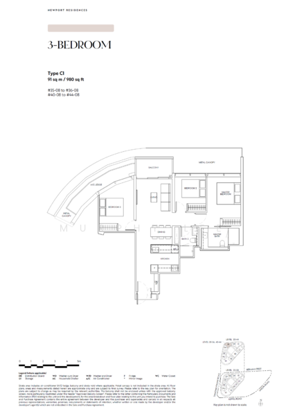 Newport Residences, 80 Anson Road, 3 Bedrooms, 980 sqft, Apartment For Sale, by Murphy Lee, 500083630 - PropertyGuru.com.sg